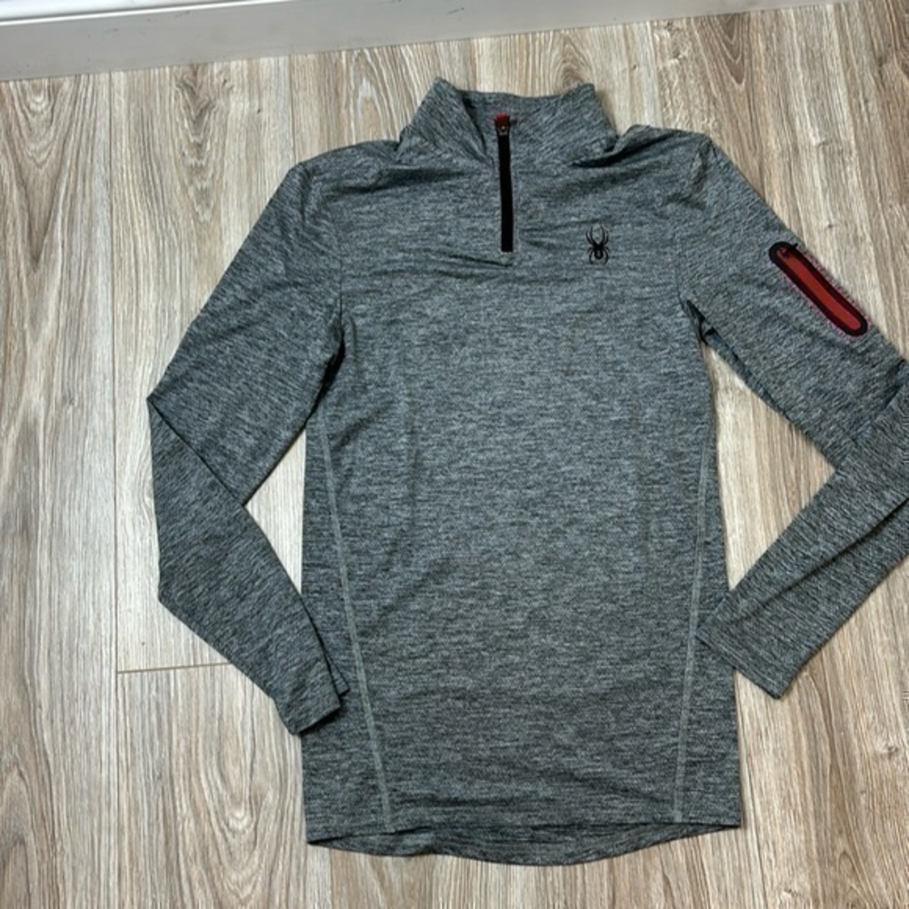 Spyder gray 1/4 zip women small